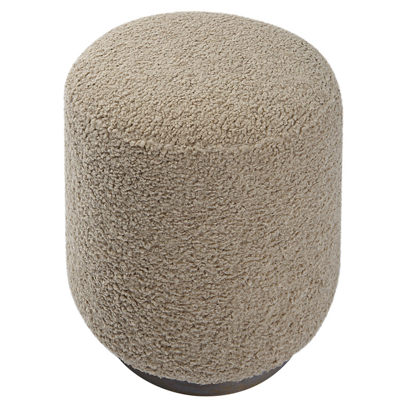 Repose-pieds Brit, Coton décontracté 100% polyester, Noyer