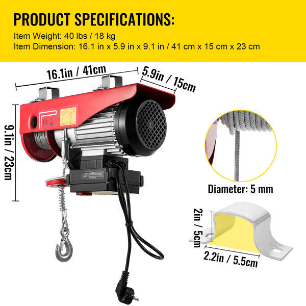 Dimensions du produit