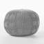 Pouf rond en coton tricoté à la main exquis pour maisons élégantes-339753296