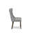 9-Pc Modern Dining Set contains an Extendable Rectangle Kitchen Table, 7 Polyester Fabric Dining Chairs and 1 Modern Bench, Antique Walnut-124598926-124598921
