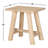 McGreggor Solid Wood Accent Stool