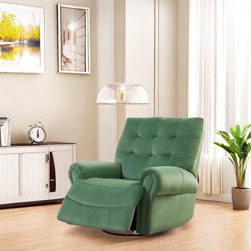 Fauteuil inclinable pivotant Artana, Vert