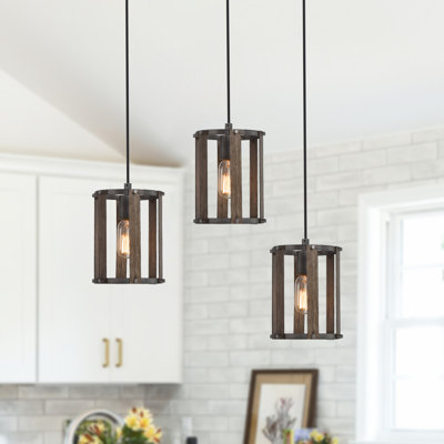 Luminaire suspendu cylindrique à 1 lumière