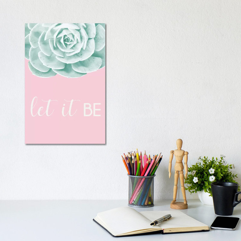 Inspirational Echeveria by Jairo Rodriguez - Wrapped Canvas Gallery-Wrapped Canvas Giclée, 30.48cm H x 20.32cm W