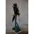 Giant Eagle in Action Looking for His Prey Bronze Statue Size: 78" x 28" x 74"H