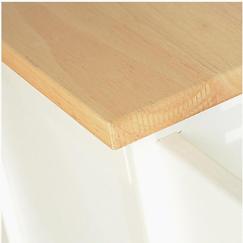 Îlot de cuisine et chariot de cuisine, îlot de cuisine mobile, plateau en bois d'hévéa, grande armoire de rangement réglable avec tablettes internes, convient aux fêtes à différents endroits.