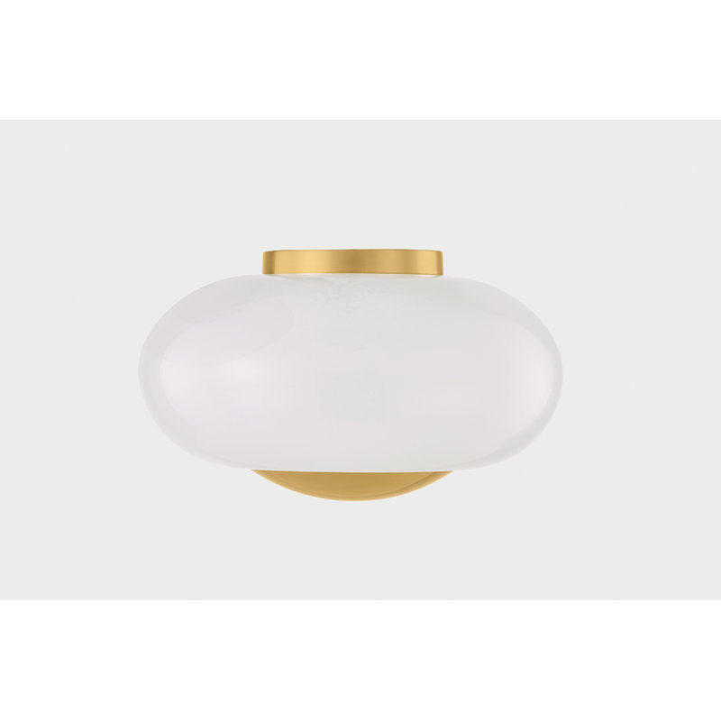 LOTTIE Flush Mount, Aged Brass