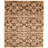 One-of-a-Kind 8'0" X 9'9" New Age Wool Area Rug in Tan/Dark Brown