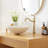 Waterfall Single Hole Single-Handle Vessel Bathroom Faucet-107558224