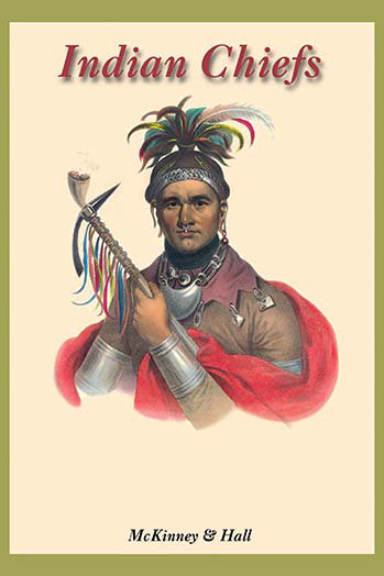 « indien chief » par mckinney &, affiche rétro, H 66 po x l 44 po