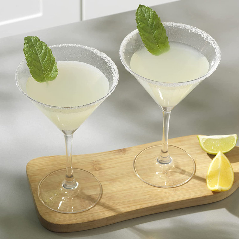 300ml Crystal Martini Glass Set