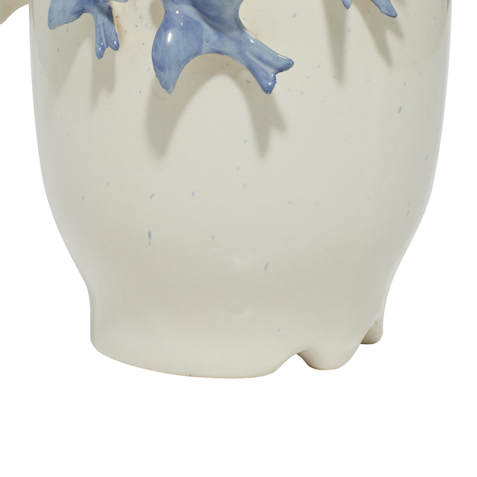 Euphemia Ceramic Floor Vase, 12" H x 9" W x 9" D