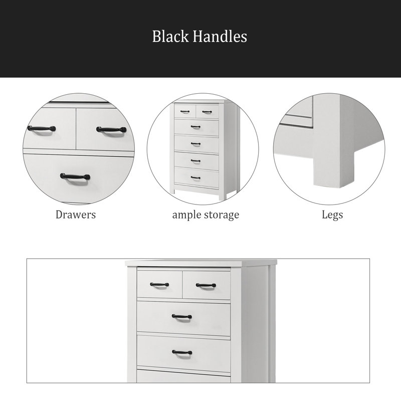Commode 5 tiroirs 31 po