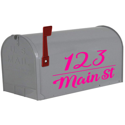 Housse de boîte aux lettres personnalisée à adresse personnelle personnalisées décalcomanies address