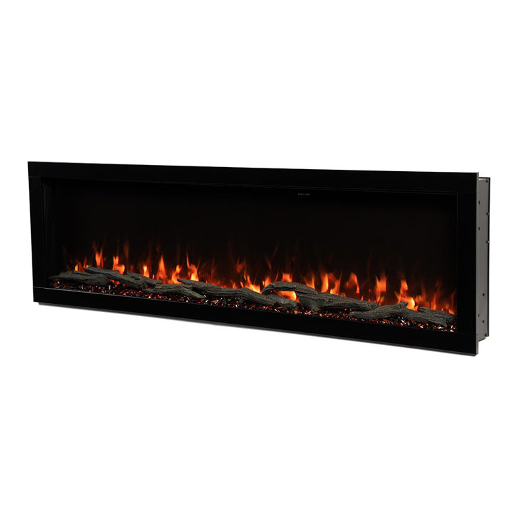 Modern Ember Highmark Smart Linear Electric Fireplace - 10 Flame Colors - Works with Voice Assistant