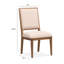 Table de salle à manger extensible à tréteaux avec 4 chaises d'appoint-124445995
