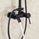 Renalto Single Handle LED Shower Set with Wall-Mount Rain Showerhead