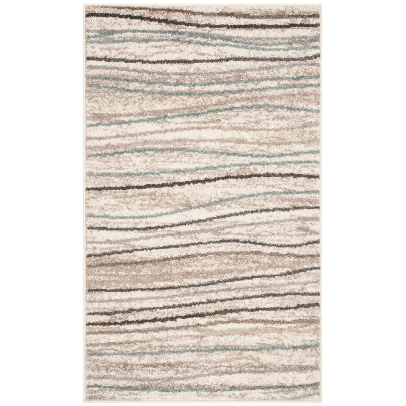Mcnealy Performance Abstract Rug, Rectangle 3' x 5'