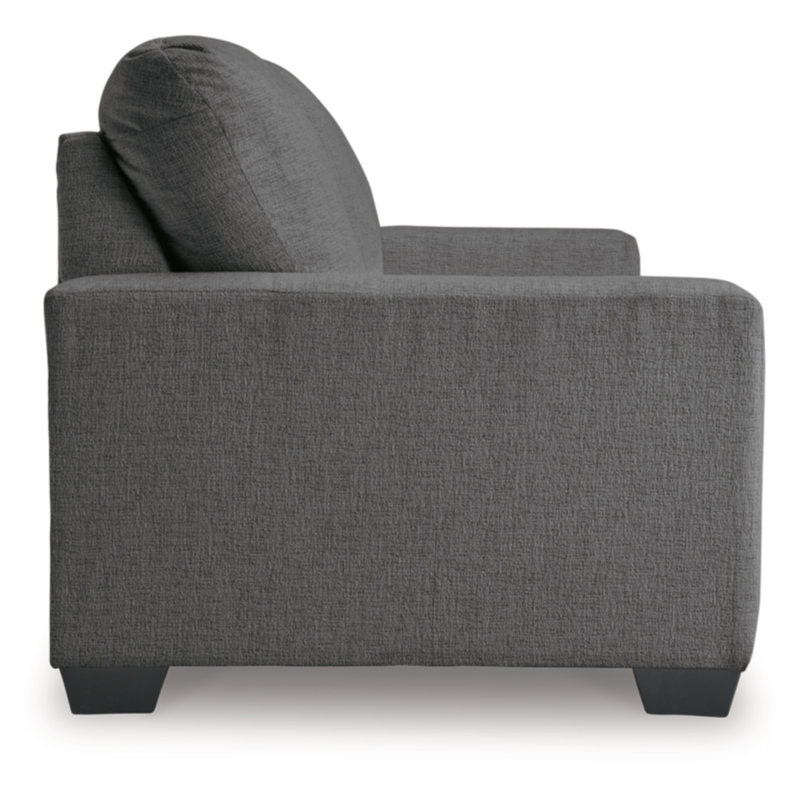 Clorene Upholstered Sleeper Sofa, Pewter Gray, 39" H x 76" W x 40" D