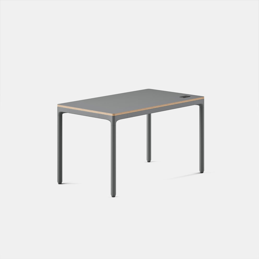 59" Standing Desk, 44.6" H x 48" W x 27" D, Carbon, Carbon