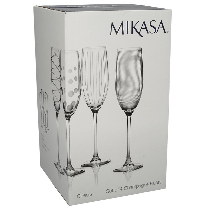 Mikasa Cheers Flute Glasses