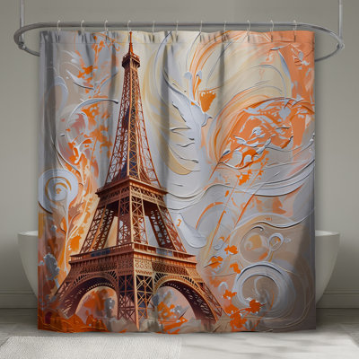 Rideau de douche Tour Eiffel - Architecture contemporaine