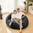 Memory Foam Filled Bean Bag Chair with Soft Removeable Cover-1575739257-1575739262