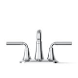Tone Two-Handle Centerset Bathroom Sink Faucet with Clicker Drain, 1.2 GPM
