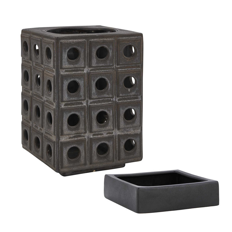 Uttermost Lattice Indoor-Outdoor Lantern Candleholder