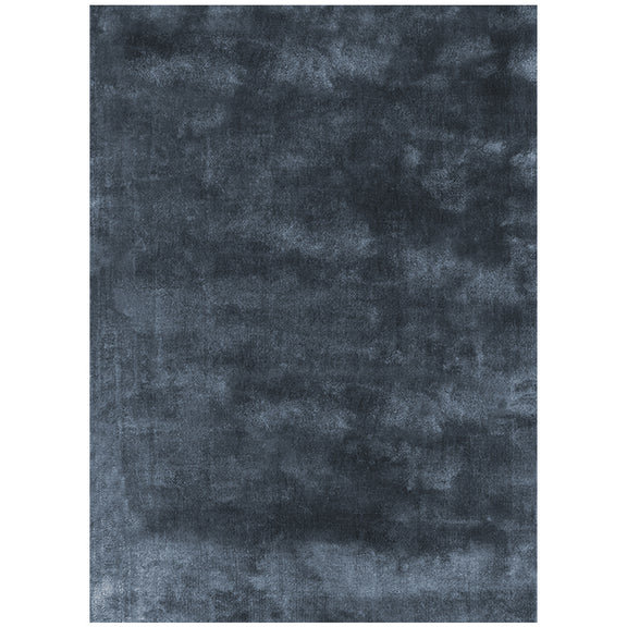 Pallas Abstract Area Rug in Petrol, Blue/Gray, Runner 1' x 2'