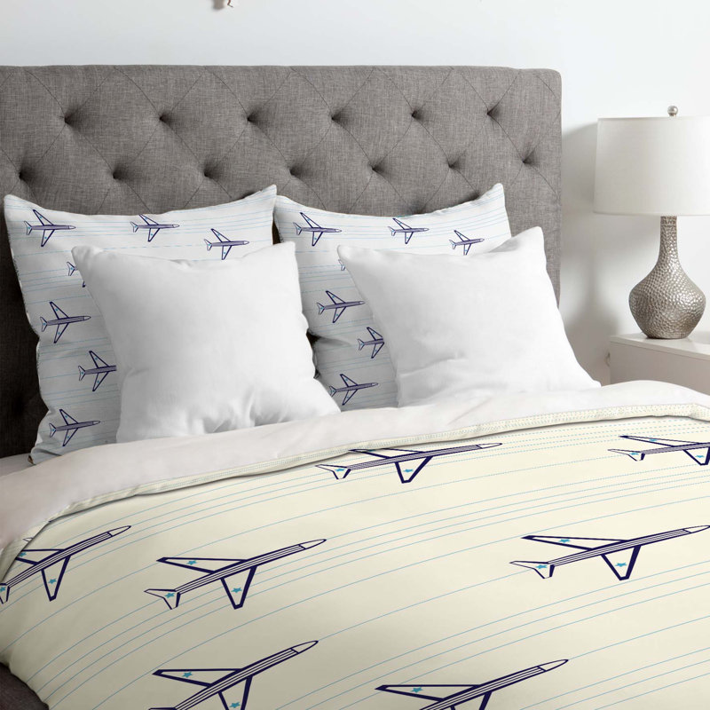 Vy La Polyester Geometric Shapes Duvet Cover, Twin/Twin XL Duvet Cover