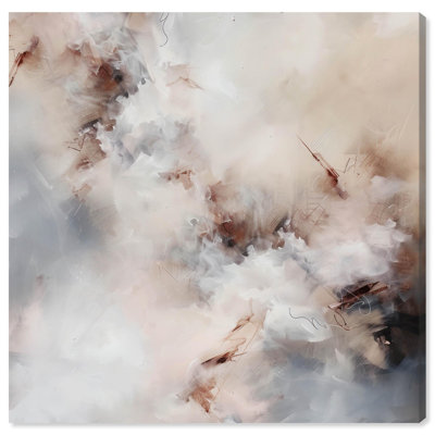 Lost in Dreamy Clouds Coastal Art Canvas Print by Art Remedy