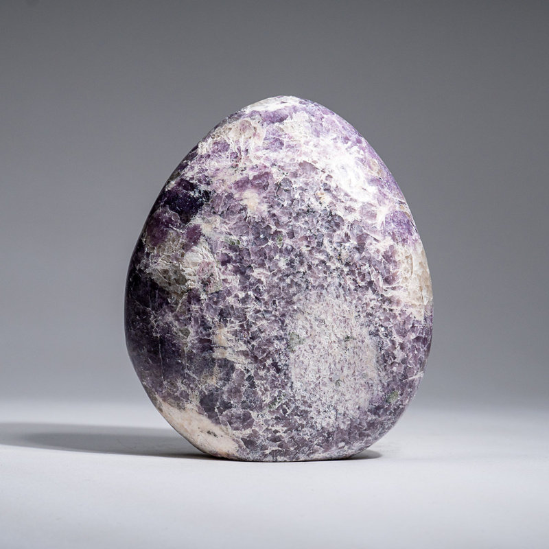 Genuine Polished Lepidolite Freeform (1.7 Lbs), 4.5" H x 4" W x 1.5" D