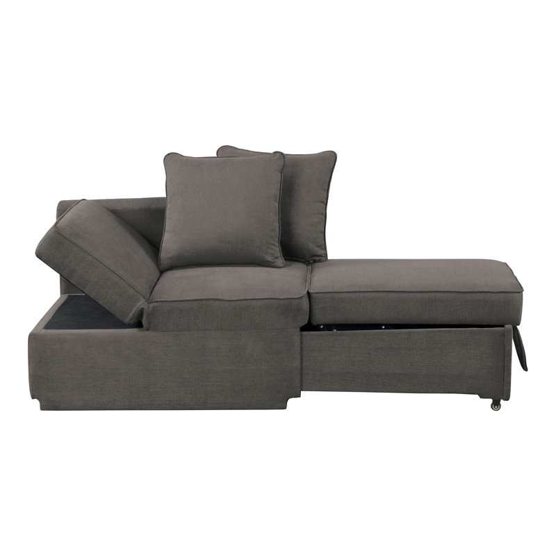Fauteuil convertible Bohdalec, Gris