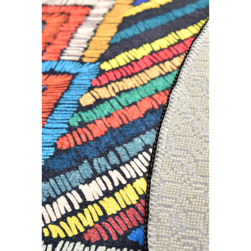Tapis de bain de qualité supérieure, diamètre de 39,4 pouces, 100% polyester, antiallergique, anti-poussière et antitache, surface antidérapante | Lavable à la machine à 86 ° F, 700 g / m² | Doux et durable pour la sécurité et le confort de la salle de bain