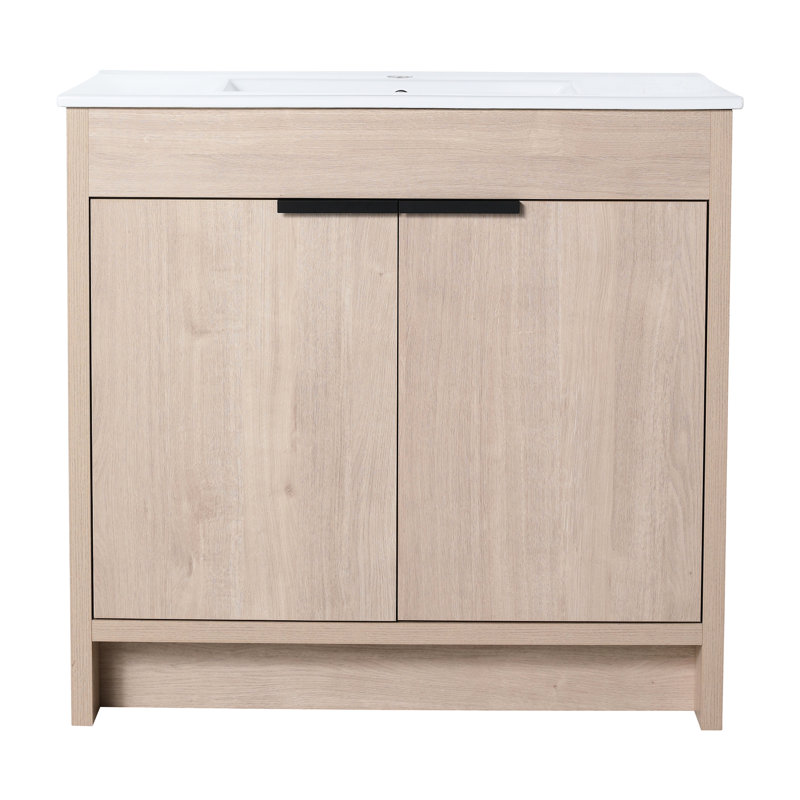 Meuble-lavabo sur pied 36 po Modern