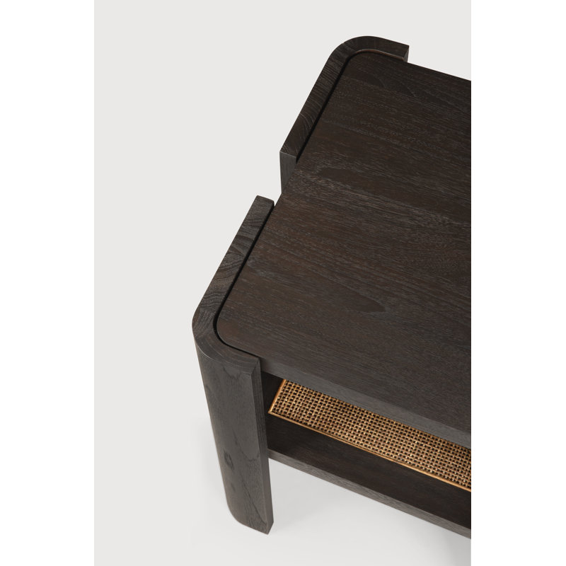 Panel Solid Wood End Table