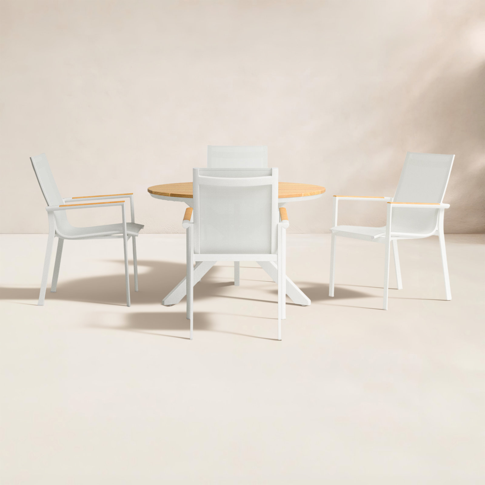 Enduro 47" Teak Patio Dining Set