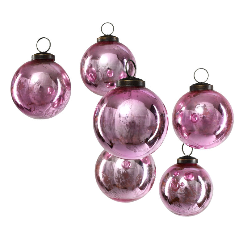 Babiole en verre 4 po, Roses antique