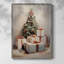 «Christmas Holiday Art», série 2-XV, reproduction encadrée - bois massif XMAI81793-2098284719