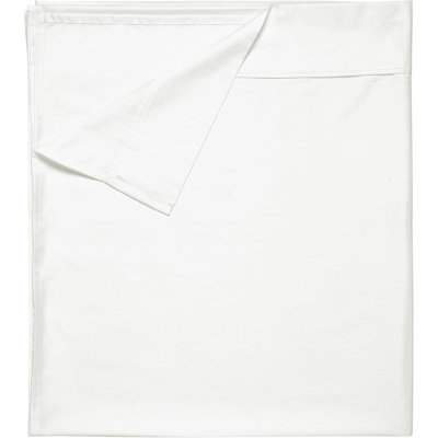 Flat Sheet, Soft 400 Thread Count 100% Cotton Sheet, Sateen, Cooling & Breathable Bed Sheets, Ivory Top Sheet, Sheets, Single Flat Sheet Only (ivory)