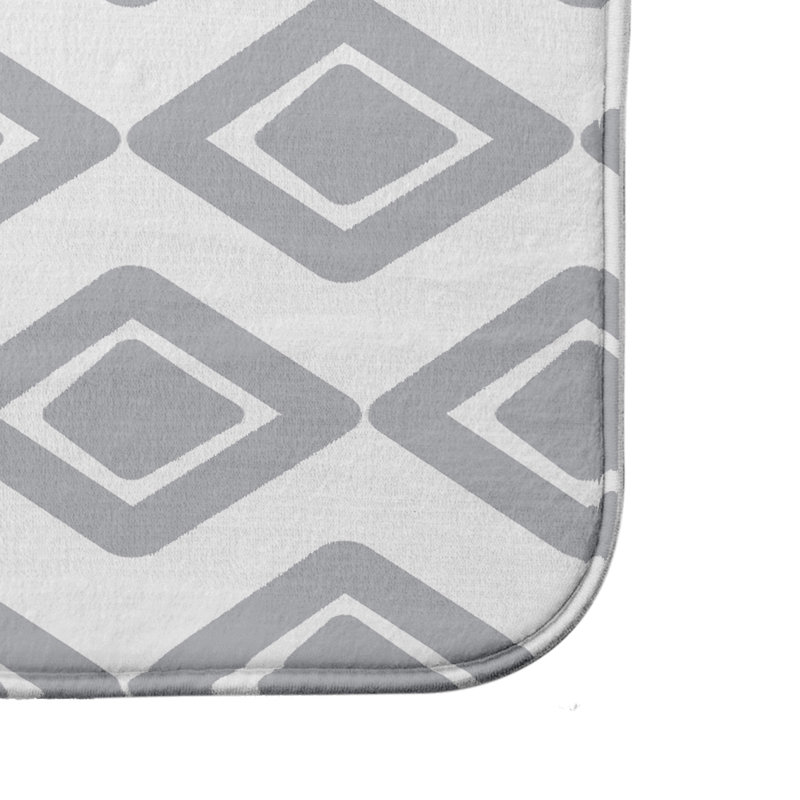 Tapis de bain Grantville, L 17 po x L 24 po, Gris