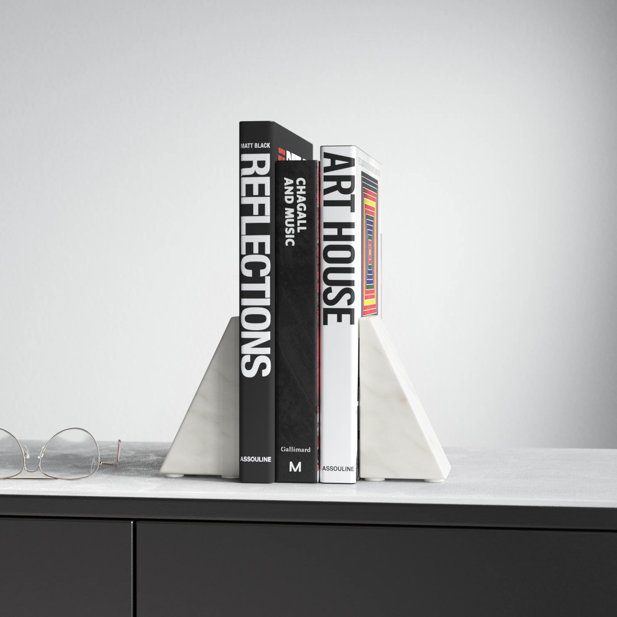 Matheson Marble Non-skid Bookends