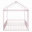 Structure de lit en métal avec clôture-591055762-591055763