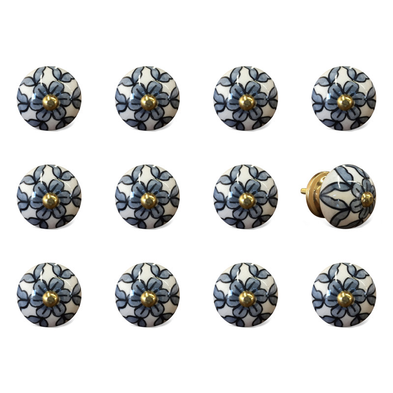 Handpainted Round Knob