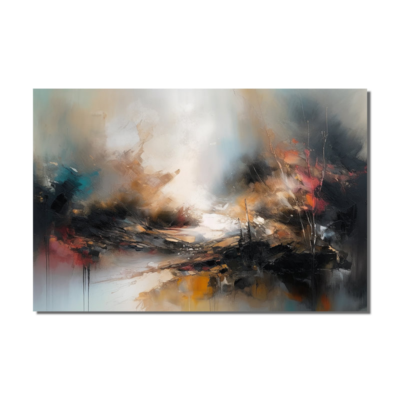 Art abstrait brun, nature II