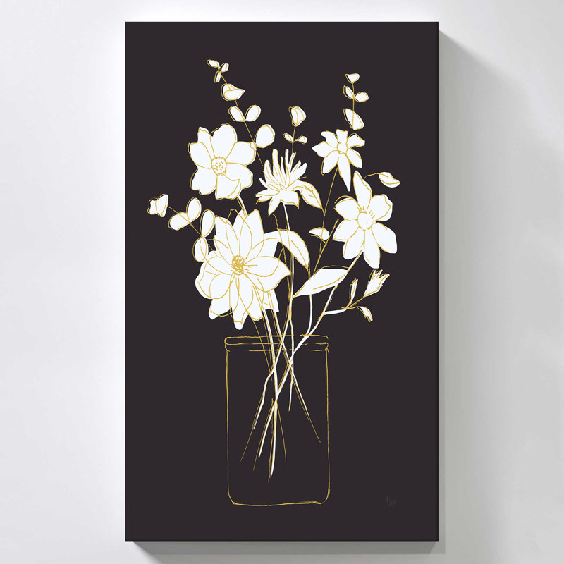 "Simply Bold Sketch II" by Nan Print on Canvas, 30" H x 18" W x 1" D