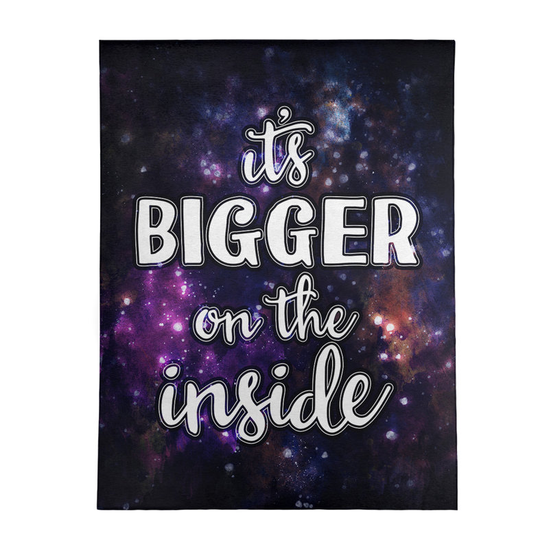 Tapis de l’espace adventure citation en poly-chenille, Rectangle 5 pi x 7 pi