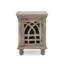 Table de chevet en bois gris antique