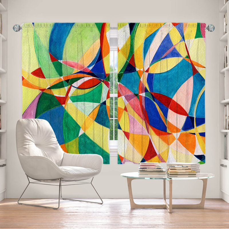 Room Darkening Curtain Pair, 40" W x 52" L
